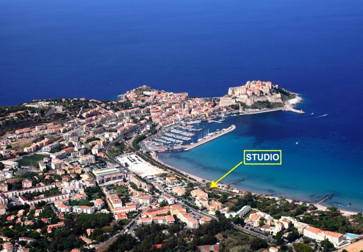 Appartement Ou Studio La Mer & La Plage A Vos Pieds Calvi Esterno foto